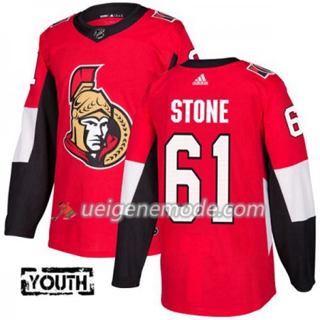 Kinder Eishockey Ottawa Senators Trikot Mark Stone 61 Adidas 2017-2018 Rot Authentic